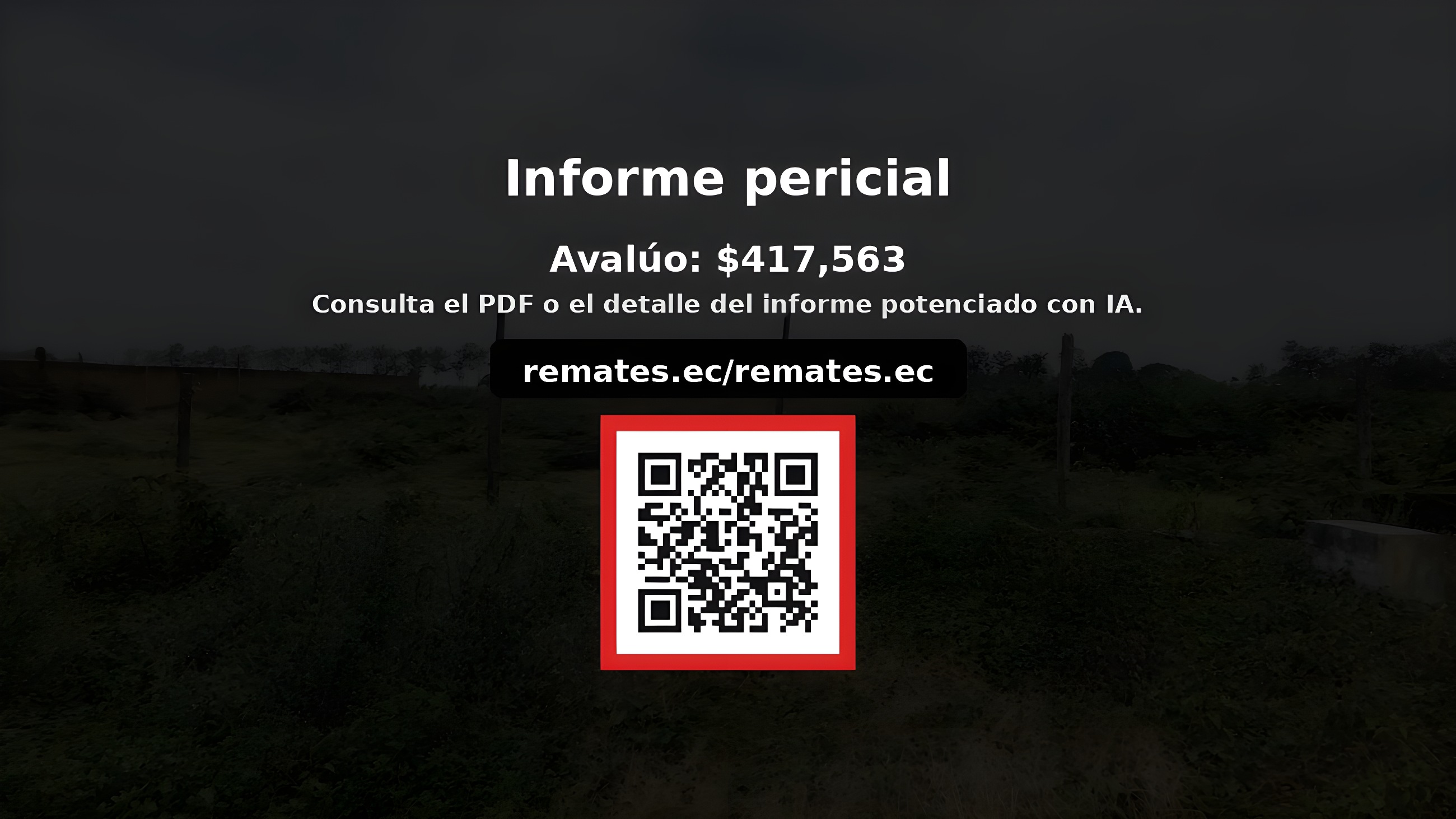 Remate de inmueble en Nobol con avalúo de $417.563,13