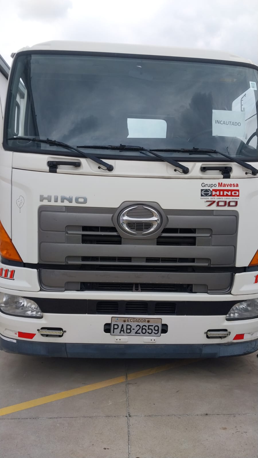 Hino ss1eksa ac 12.9 2p 6x4 tm 2015
